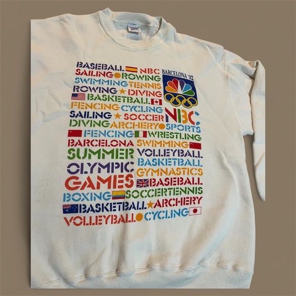 Vintage Olympics Crewneck - Barcelona 1992 - Size Large - Picture 5 of 5